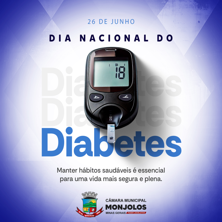 26 de Junho – Dia Nacional do Diabetes